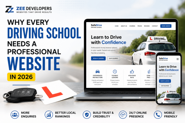 Why Every Driving School Needs a Professional Website in 2026